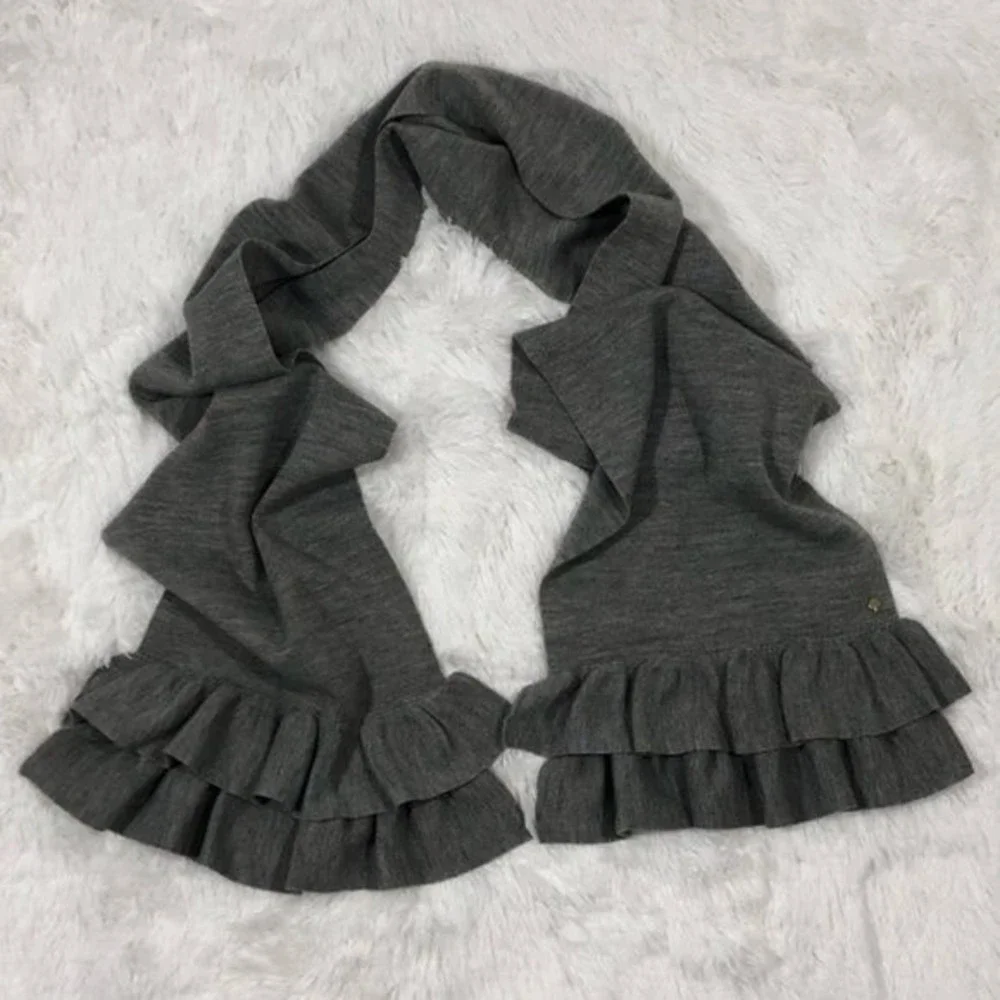 Kate Spade Layered Ruffle Muffler Scarf